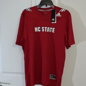Adidas NC state Wolfpack Red Primegreen Men’s Team football jersey M No number